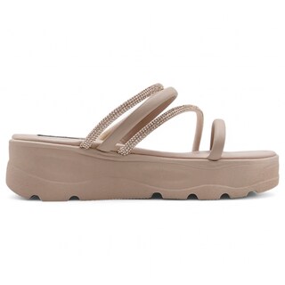 Foto 3 | Foto 3 | Sandalias Con Plataforma Exterior Piel Vegana Color Rosa Para Mujer De Rbcollection