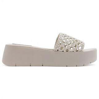 Foto 3 | Foto 3 | Sandalias Con Plataforma Exterior Piel Vegana Color Beige Para Mujer De Rbcollection