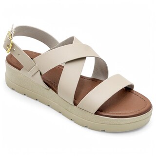 Foto 2 | Foto 2 | Sandalias Con Plataforma Exterior Piel Vegana Color Blanco Para Mujer De Rbcollection