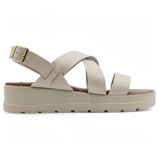 Foto 3 | Foto 3 | Sandalias Con Plataforma Exterior Piel Vegana Color Blanco Para Mujer De Rbcollection