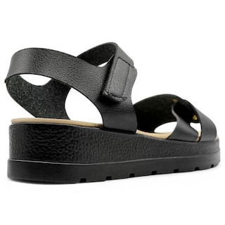 Foto 4 | Foto 4 | Sandalias Con Plataforma Exterior Piel Vegana Color Negro Para Mujer De Rbcollection
