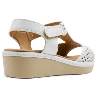 Foto 4 | Foto 4 | Sandalias Con Plataforma Exterior Piel Vegana Color Blanco Para Mujer De Rbcollection