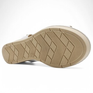 Foto 5 | Foto 5 | Sandalias Con Plataforma Exterior Piel Vegana Color Blanco Para Mujer De Rbcollection