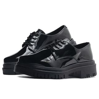 Foto 1 | Foto 1 | Zapato Greenlove Elegante Para Dama Con Plataforma 22-26 Negro