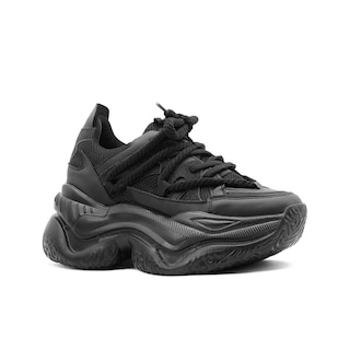 Foto 4 | Foto 4 | Tenis Con Plataforma Para Mujer Suela Chunky Color Negro Negro