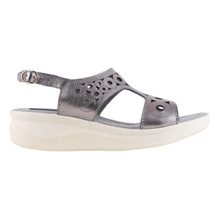 Foto 2 | Foto 2 | Sandalias Con Plataforma Exterior Piel Color Plata Para Mujer De Rbcollection