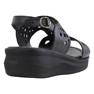 Foto 4 | Foto 4 | Sandalias Con Plataforma Exterior Piel Color Negro Para Mujer De Rbcollection