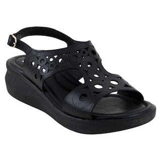 Foto 1 | Foto 1 | Sandalias Con Plataforma Exterior Piel Color Negro Para Mujer De Rbcollection