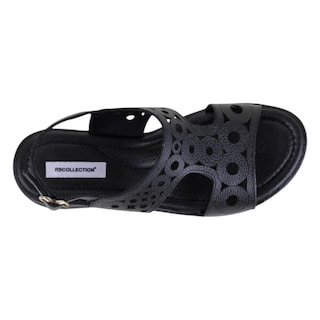 Foto 3 | Foto 3 | Sandalias Con Plataforma Exterior Piel Color Negro Para Mujer De Rbcollection