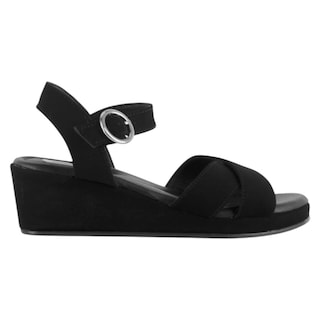 Foto 2 | Foto 2 | Sandalias Con Plataforma Exterior Textil Color Negro Para Mujer De Rbcollection