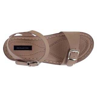 Foto 3 | Foto 3 | Sandalias Con Plataforma Exterior Piel Vegana Color Café Para Mujer De Rbcollection