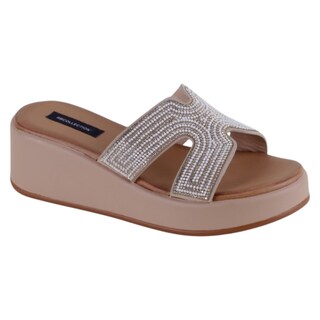 Foto 1 | Foto 1 | Sandalias Con Plataforma Exterior Sintético Color Beige Para Mujer De Rbcollection