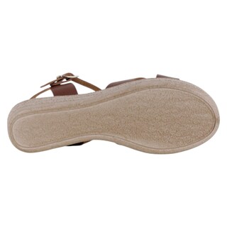 Foto 4 | Foto 4 | Sandalias Con Plataforma Exterior Piel Vegana Color Café Para Mujer De Rbcollection