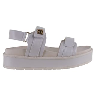 Foto 2 | Foto 2 | Sandalias Con Plataforma Exterior Piel Vegana Color Beige Para Mujer De Rbcollection