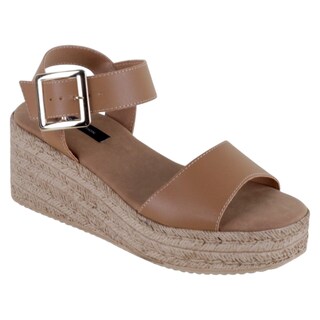 Foto 1 | Foto 1 | Sandalias Con Plataforma Exterior Piel Vegana Color Beige Para Mujer De Rbcollection