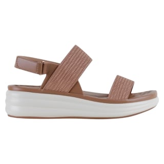 Foto 2 | Foto 2 | Sandalias Con Plataforma Exterior Piel Vegana Color Café Para Mujer De Rbcollection