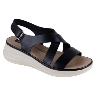 Foto 1 | Foto 1 | Sandalias Con Plataforma Exterior Piel Vegana Color Negro Para Mujer De Rbcollection