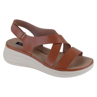 Foto 1 | Foto 1 | Sandalias Con Plataforma Exterior Piel Vegana Color Café Para Mujer De Rbcollection