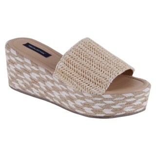 Foto 1 | Foto 1 | Sandalias Con Plataforma Exterior Textil Color Beige Para Mujer De Rbcollection