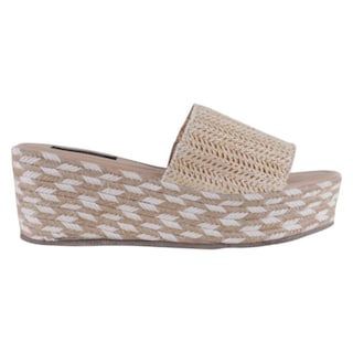 Foto 2 | Foto 2 | Sandalias Con Plataforma Exterior Textil Color Beige Para Mujer De Rbcollection