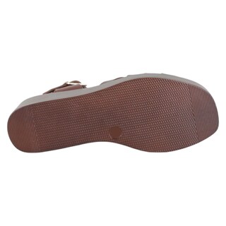 Foto 4 | Foto 4 | Sandalias Con Plataforma Exterior Piel Vegana Color Café Para Mujer De Rbcollection