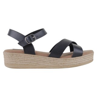 Foto 2 | Foto 2 | Sandalias Con Plataforma Exterior Piel Vegana Color Negro Para Mujer De Rbcollection