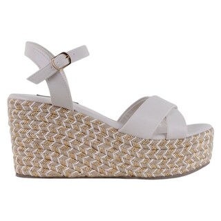 Foto 2 | Foto 2 | Sandalias Con Plataforma Exterior Piel Vegana Color Blanco Para Mujer De Rbcollection