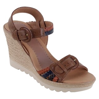 Foto 1 | Foto 1 | Sandalias Con Plataforma Exterior Piel Vegana Color Café Para Mujer De Rbcollection