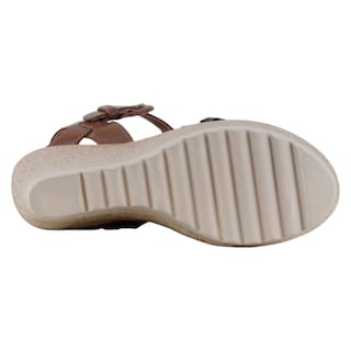 Foto 4 | Foto 4 | Sandalias Con Plataforma Exterior Piel Vegana Color Café Para Mujer De Rbcollection