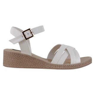 Foto 2 | Foto 2 | Sandalias Con Plataforma Exterior Piel Vegana Color Blanco Para Mujer De Rbcollection