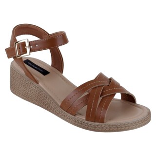 Foto 1 | Foto 1 | Sandalias Con Plataforma Exterior Piel Vegana Color Café Para Mujer De Rbcollection