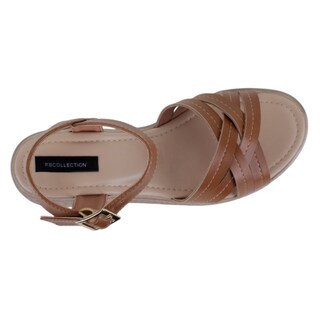 Foto 3 | Foto 3 | Sandalias Con Plataforma Exterior Piel Vegana Color Café Para Mujer De Rbcollection
