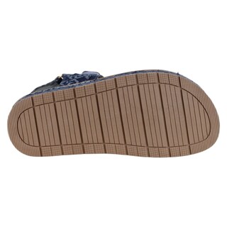 Foto 4 | Foto 4 | Sandalias Con Plataforma Exterior Textil Color Azul Para Mujer De Rbcollection