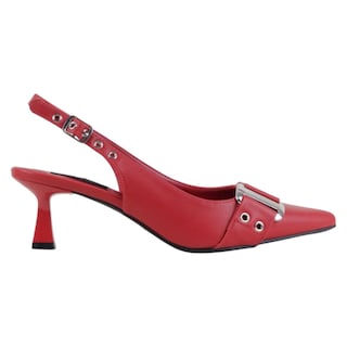 Foto 2 | Foto 2 | Zapatillas Exterior Piel Vegana Color Rojo Para Mujer De Rbcollection