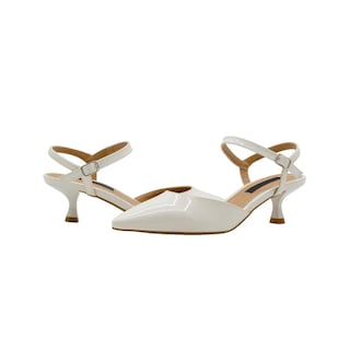 Foto 6 | Foto 6 | Zapatilla Tacon Aguja Salamandra Charo Beige Correa Tobillo Beige