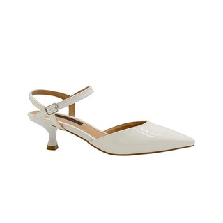 Foto 4 | Foto 4 | Zapatilla Tacon Aguja Salamandra Charo Beige Correa Tobillo Beige