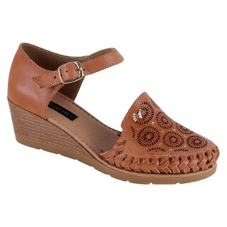 Foto 1 | Foto 1 | Tacón Puente Exterior Piel Color Café Para Mujer De Rbcollection