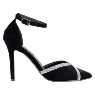 Foto 2 | Foto 2 | Zapatillas Exterior Piel De Durazno Color Negro Para Mujer De Rbcollection