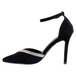 Foto 3 | Foto 3 | Zapatillas Exterior Piel De Durazno Color Negro Para Mujer De Rbcollection