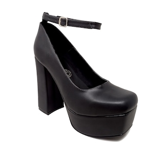 Foto 1 | Foto 1 | Zapatilla Dasalo Con Plataforma Alta Negra Para Dama