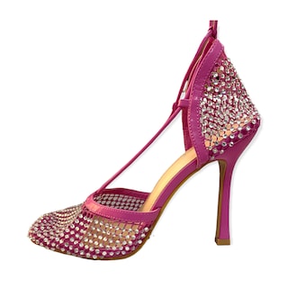 Foto 2 | Foto 2 | Zapatillas Malla con Cristales Mixx Shuz Fucsia