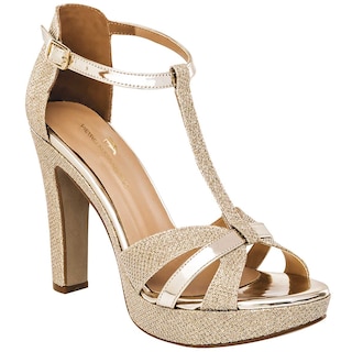 Foto 1 | Foto 1 | Zapatillas de Fiesta Pietro Alessandro Doradas para Mujer