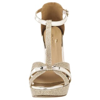 Foto 2 | Foto 2 | Zapatillas de Fiesta Pietro Alessandro Doradas para Mujer