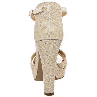 Foto 3 | Foto 3 | Zapatillas de Fiesta Pietro Alessandro Doradas para Mujer