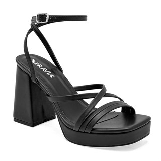 Foto 1 | Foto 1 | Sandalias para Mujer Pravia Negras con Cordones