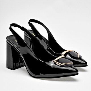 Foto 2 | Foto 2 | Zapatillas de Charol Moramora 126709-e Negras para Mujer