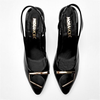 Foto 3 | Foto 3 | Zapatillas de Charol Moramora 126709-e Negras para Mujer