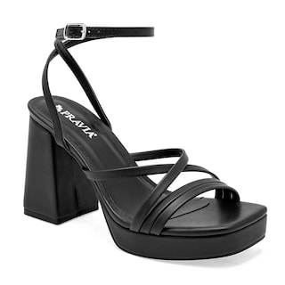 Foto 1 | Foto 1 | Sandalias para Mujer Pravia Negras con Cordones