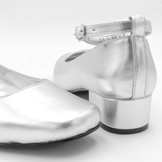 Foto 5 | Foto 5 | Zapatillas Exterior Piel Sintética Color Plata Para Mujer De Rbcollection