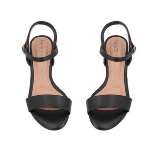Foto 4 | Foto 4 | Zapatillas Casuales Mujer Kipon Tacón Bajo Negras Negro
